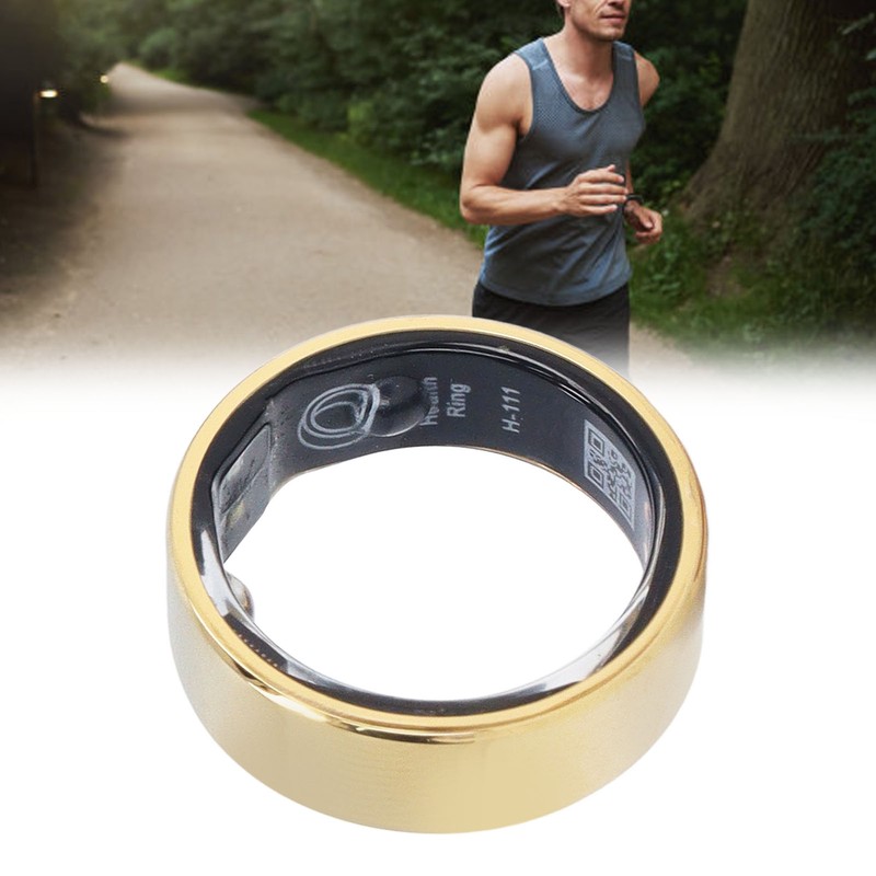 Smart Health Ring Sleep Tracking Body Temperature Monitoring Step Counting
