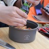 NINEHILLS Cooker Set, 2 Pieces, 130 Pot, Cup, Camping Cooker,
