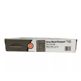 TrafficMaster A4265 Grey Wood Parquet 12" x 12" tile (30 per box)