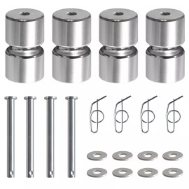 wangmeixin 4 Sets Rollers Pins Washers Rings Replacement for GMNR925 Gorilla Lift Assist
