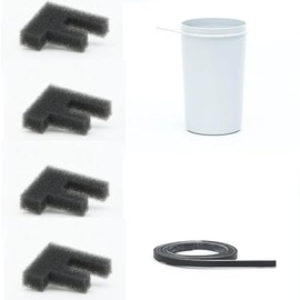 The Kitchen Mill Replacement Parts Kit (4x F-Filters, 1x Mill Gasket, 1x Cyclone Cup)