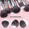 Juego De Brochas De Maquillaje Docolor Profesional, 29 Pzas