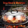 2 Pack Stainless Steel Basting Cover, 12.2 Inch Grill Dome
