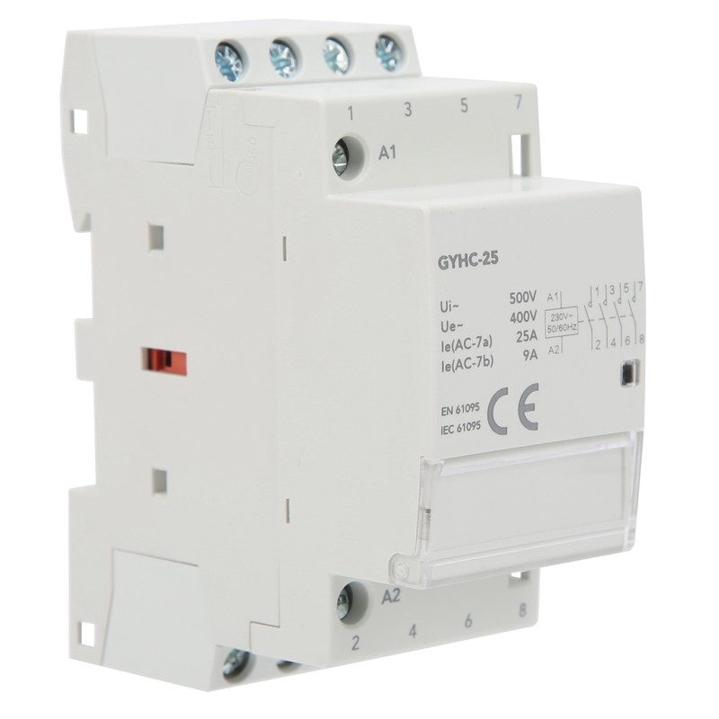Modular Contactor 4P Industrial Household Circuit Control Module 4NO 50Hz