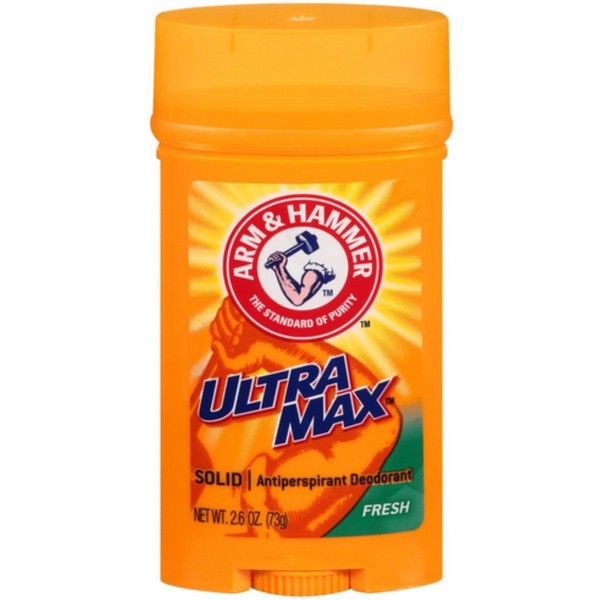 ARM & HAMMER ULTRAMAX Anti-Perspirant Deodorant Invisible Solid Fresh 2.80 oz (Pack of 5)