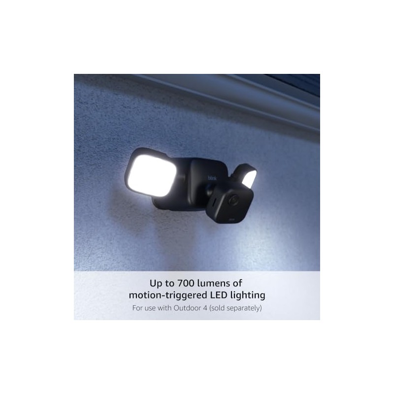 Blink Outdoor Floodlight Mount – Wire-free, 700 lumens, two-year battery