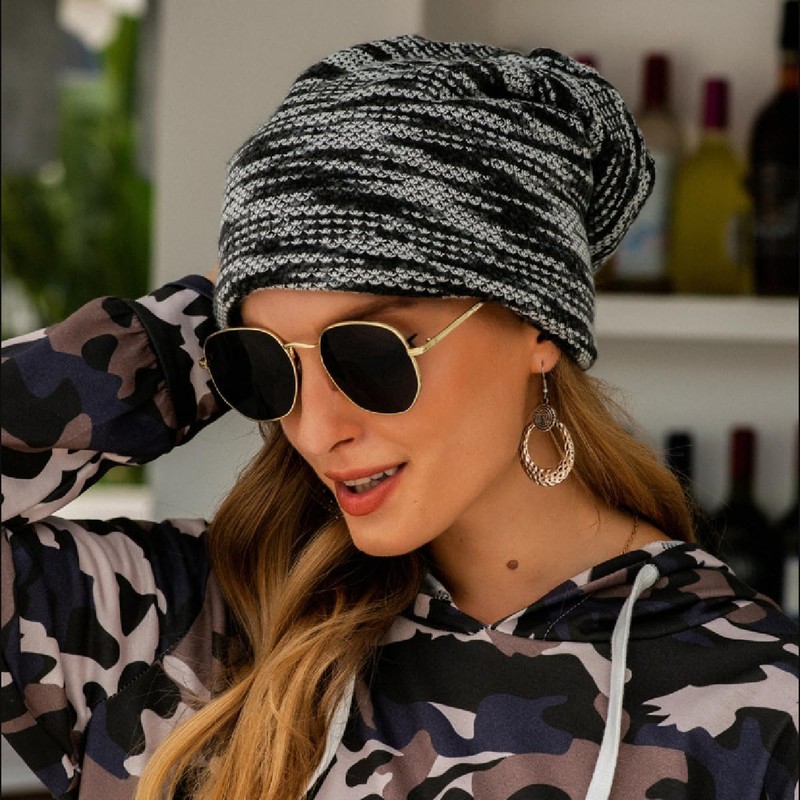 YEHUDAF LEE Winter Hat with Satin Bonnet, Warm Hat with
