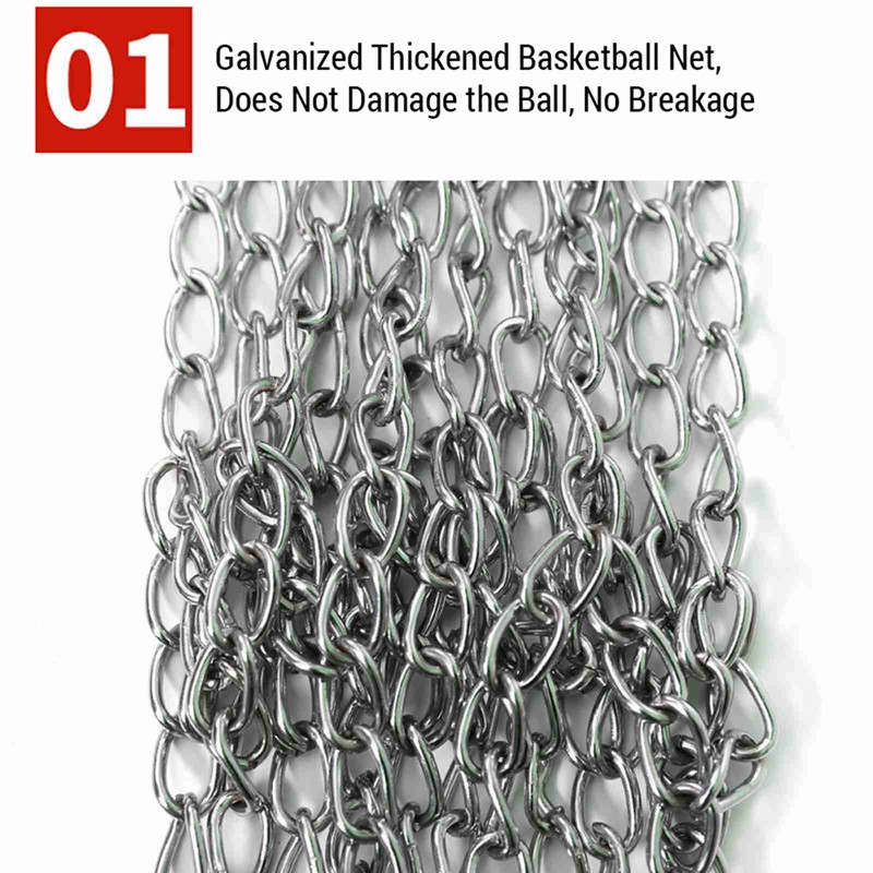Heavy Duty Basketball Chain Net Replacement Galvanized Iron Basket Net