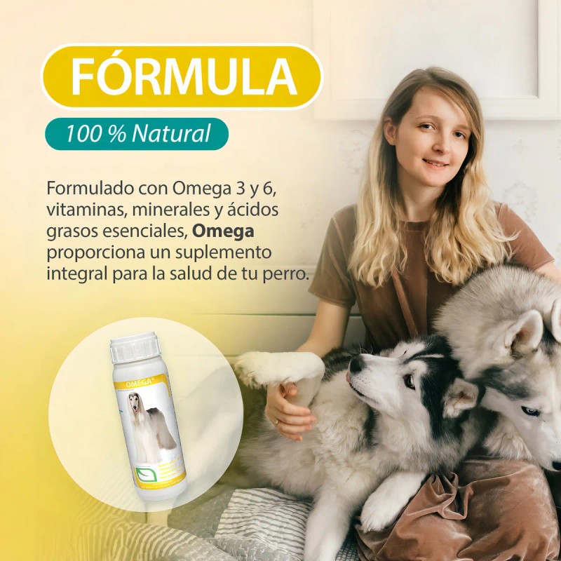 Suplemento Vitamina Proteina Para Perros Omega Ruiland Piel Y Pelo