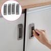 LAIYOHO 4pcs Self-Adhesive Handles, Glass Door Handles, Auxiliary Pullers for