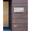 Movo Home Mailbox, Modern Wall Mounted (Wilson (Stainless Steel))