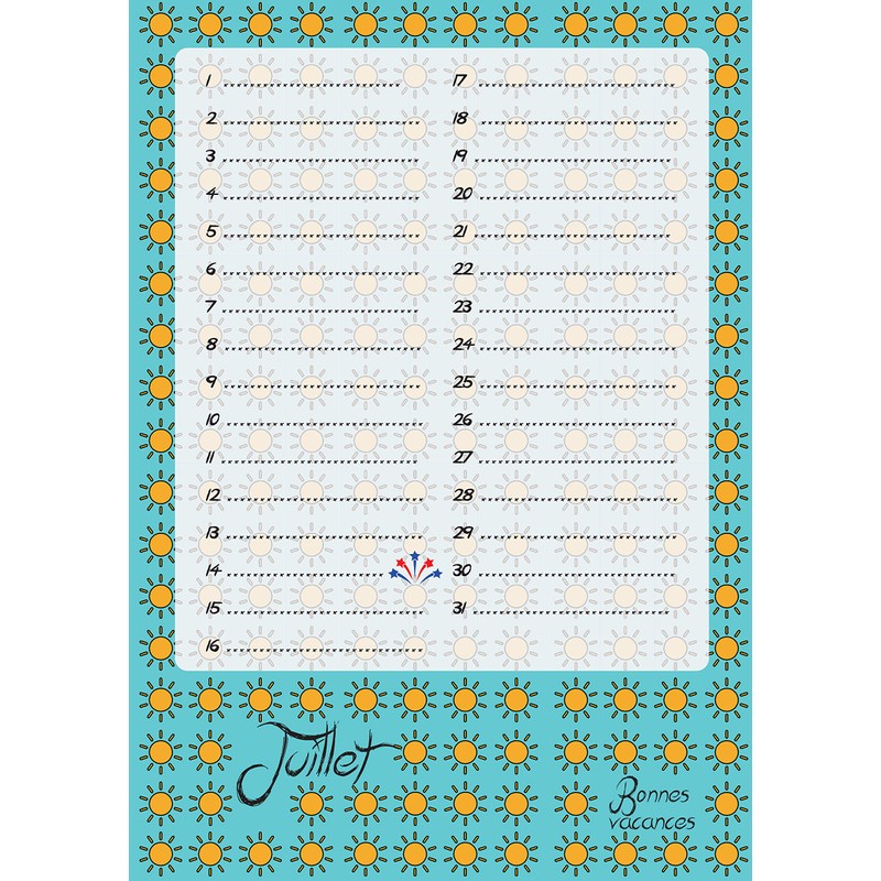 Perpetual Birthday Calendar - Birthday Gift - 14 Pages Spiral