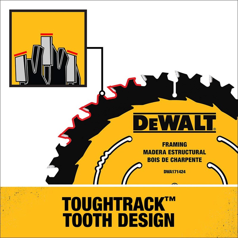 DEWALT Circular Saw Blade, 8 1/4 Inch, 24 Tooth, Framing
