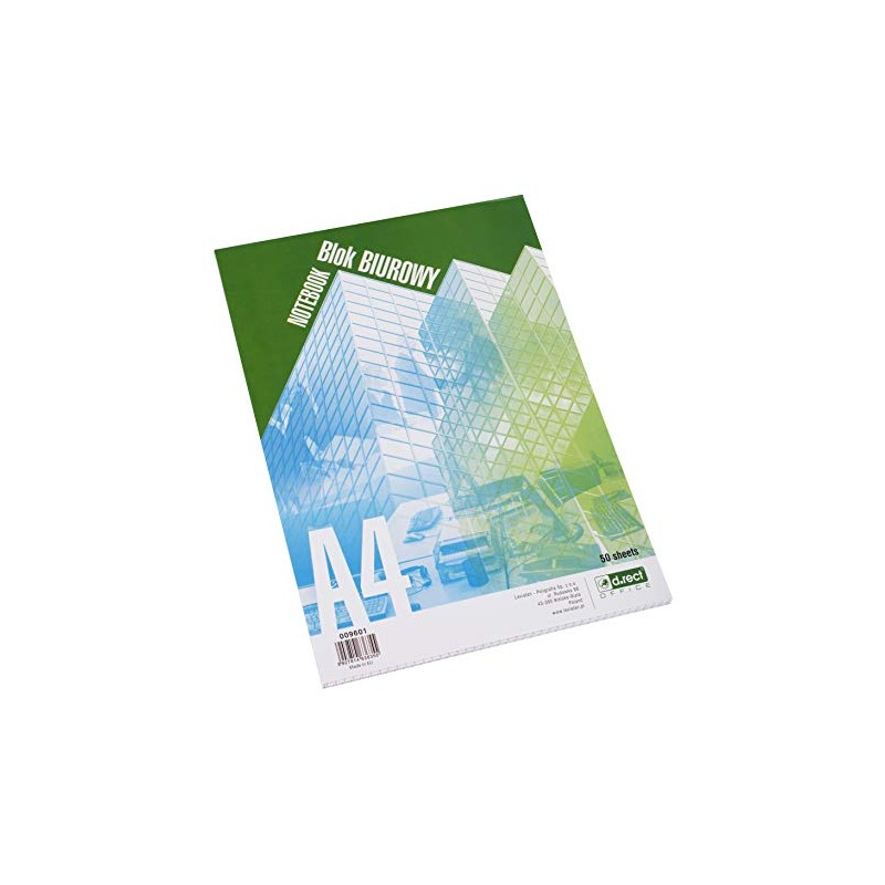 D.RECT Letter Block | Checkered Writing Pad | Squared Writing