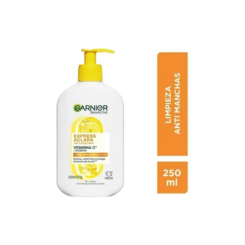 Gel Limpiador Hidratante Garnier Vit C Express Aclara