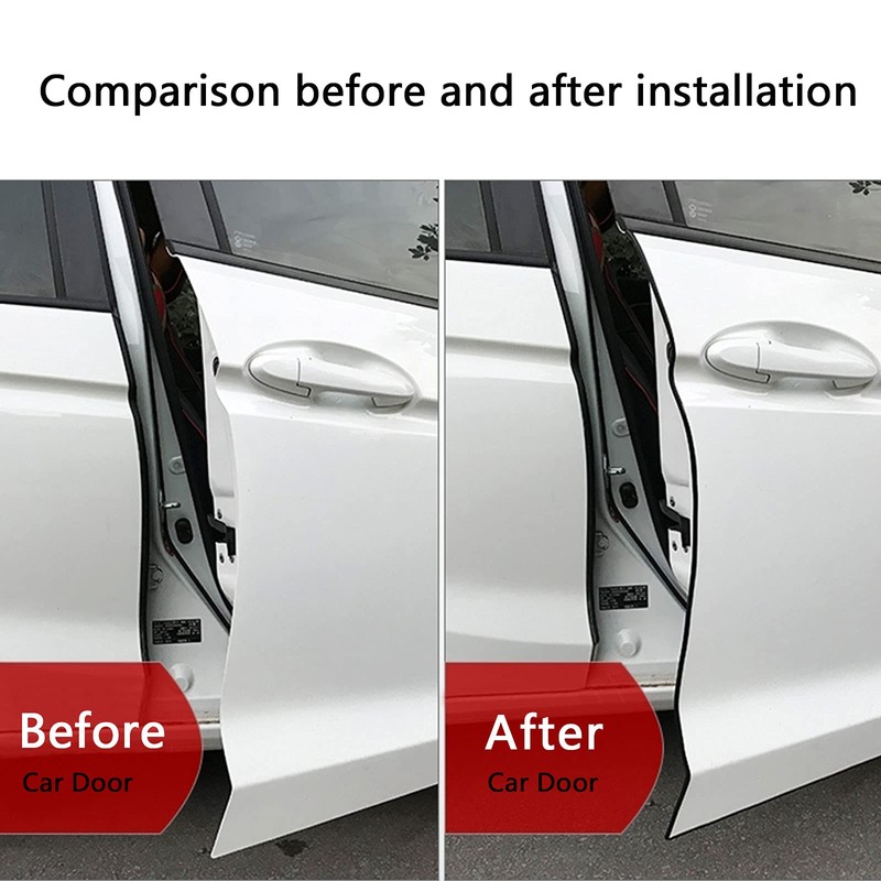 1/8"x 7/32"-U Shape Automotive Door Weather Seal Trim-Fits Gap 1/32"-PVC