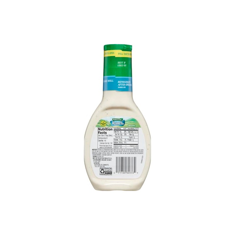 Hidden Valley Ranch Dressing 8 oz, 12 per case