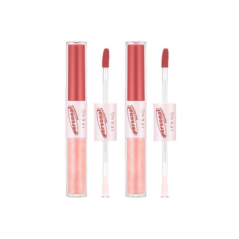 IPKN Personal Tone Tinted Gloss Duo 4 Types (1+1) /