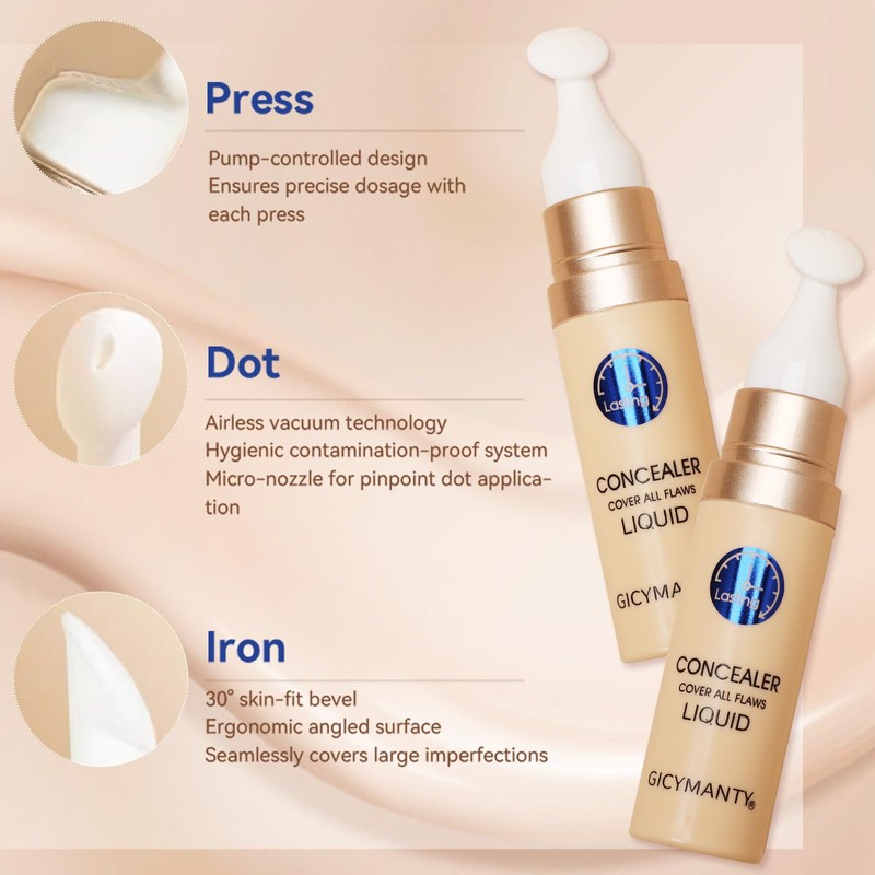 Liquid Concealer - Moisture Under Eye Brightener Concealer Makeup Full