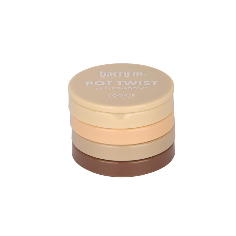 Barry M Pot Twist 4x Eyeshadow Palette Cookie – Creamy