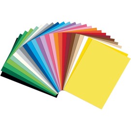 folia 615/50 99 Photo Card Mix, DIN A5, 300 g/m², 50 Sheets, Assorted in 25 Colours, for Crafts and Creative Design of Cards, Window Pictures and Scrapbooking