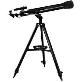 Polaroid POLAROID 168X/525X Refractor Telescope + Full Size Tripod Azimuth and Altitude for Lunar Star and Planetary Observation