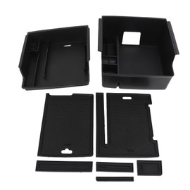 2PCs Center Console Storage Box Armrest Organizer Replacement for Ford Bronco 2021+