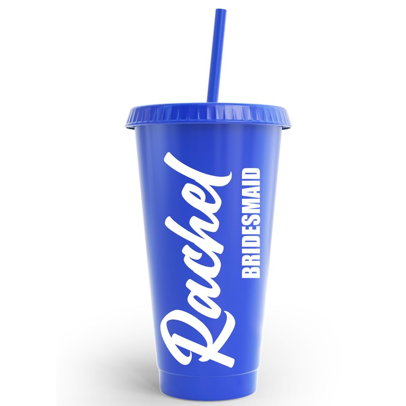 Generic Bride Party Wedding Tumbler Cup 24oz Plastic Cold Cup