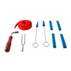 Piano Tuning Tool Set Tuning Wrench Fork Rubber Mute Wool