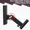 Fixirons Speaker Wall Mount Heavy Duty Adjustable for 4positions& 180°