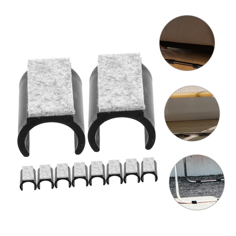 Gadpiparty 10pcs Silent U-Shaped Felt Pads for Furniture Non Slip