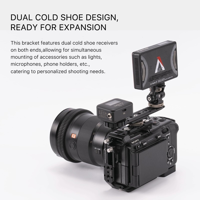 Tilta Cold Shoe Expanded Bracket with Multiple Attachment Points -