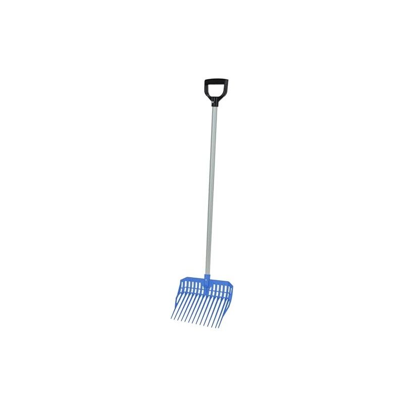 Kerbl EcoFork Mini Manure Fork - Blue (Dimensions 27.2 x