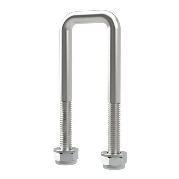 U-bolt M10 with stop nuts boat sliphilfe trailer galvanised M10,