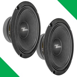 TIMPANO AUDIO (2) 8" MIDRANGE TIMPANO 700WATTS TPT-MD8-8 CAR PRO AUDIO 8 OHM SPEAKERS - PAIR