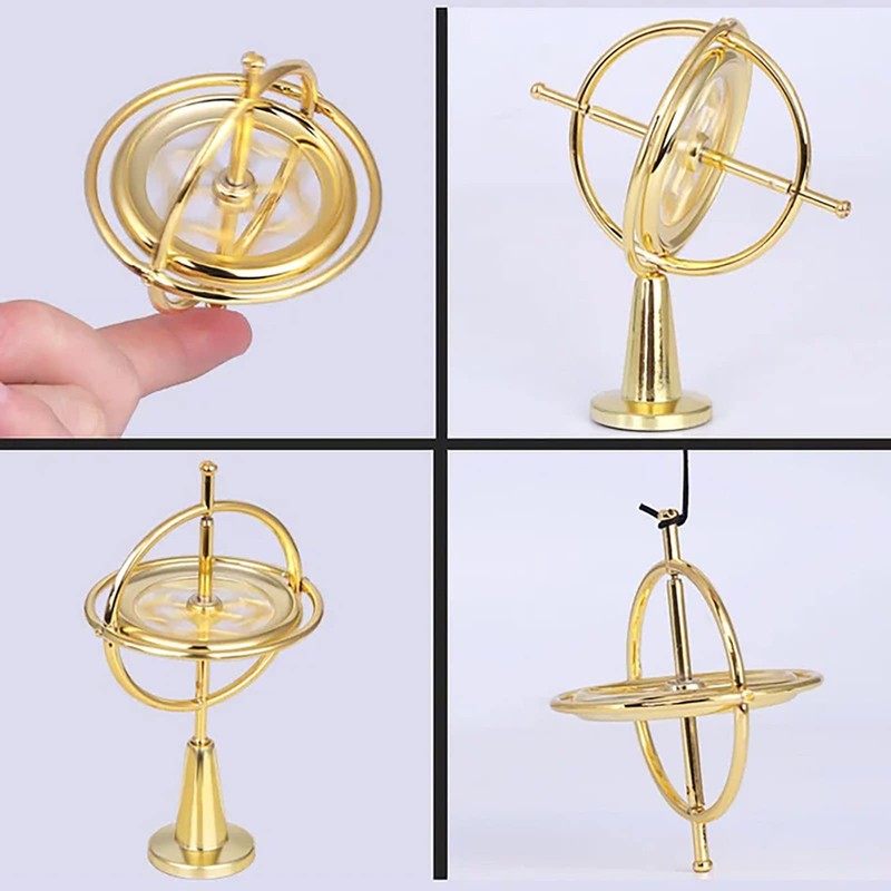 # Metal Anti Rotary Table Physics Toy, Colorful Gift for