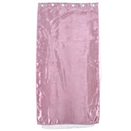 Curtain Double Hollow Breathable Filter Natural Straight Polyester Blackout Curtain for Bedroom Living Room SchoolroomPink
