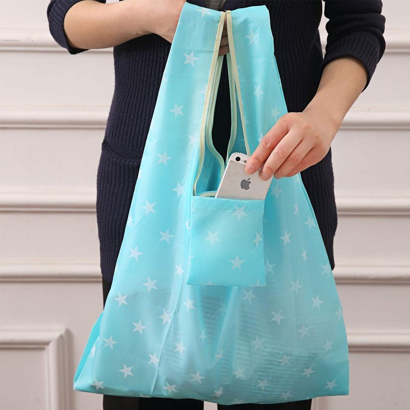 Eco Bag, Folding Shopping Bag, Waterproof, Convenience Store Bag, Large