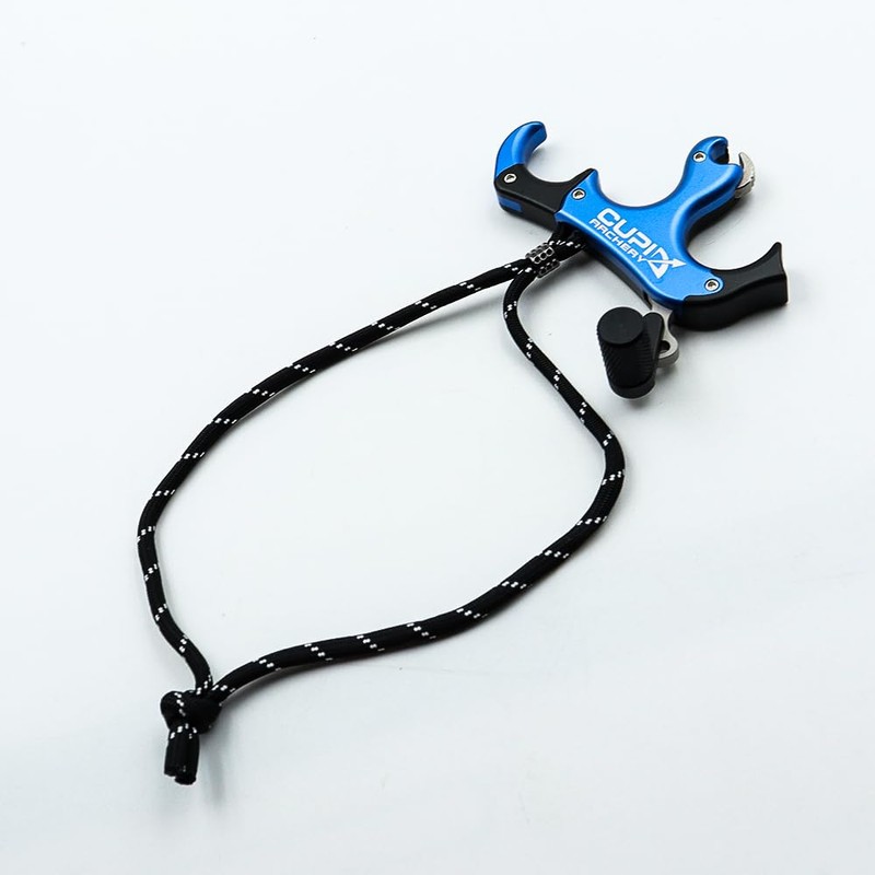 Sarini Bow Release Aids,4 Fingers Release Aid, Aluminum Alloy 360°