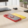 Funda Para Moto G14 Protector De Cámara,cristal Y Anillo Met