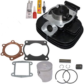 TOP NOTCH PARTS CYLINDER PISTON RINGS CIRCLIP BEARING KIT SET FITS YAMAHA BLASTER 200 YFS200