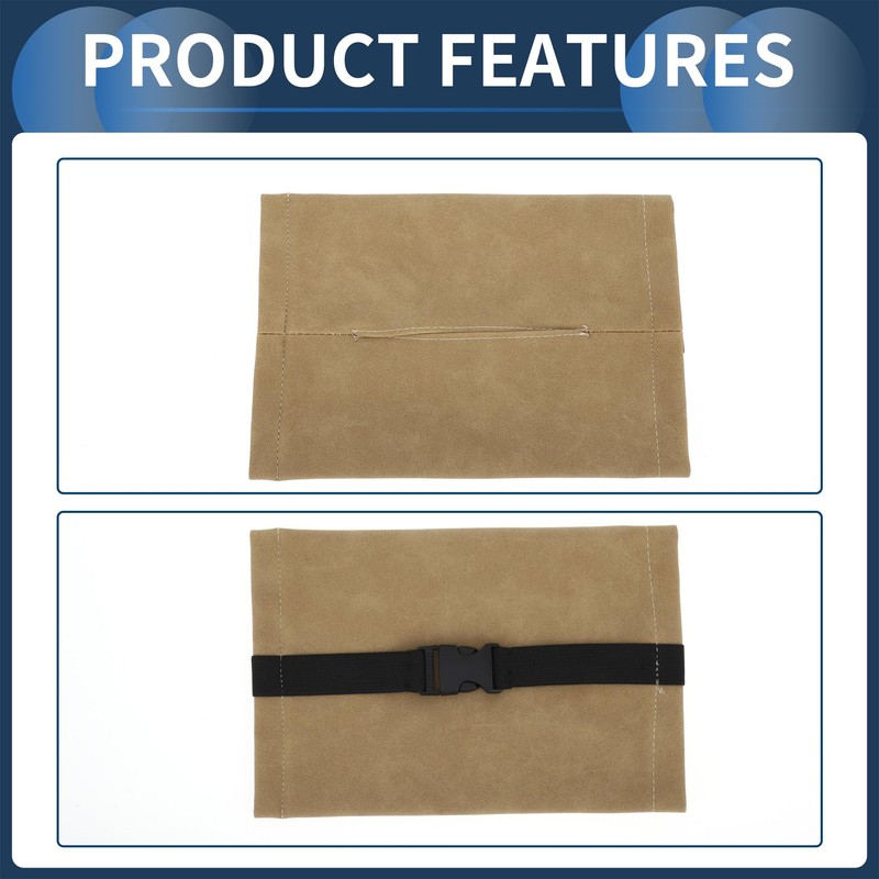 INFINAUTO Car Tissue Holder, Auto Sun Visor Napkin Holder, Car