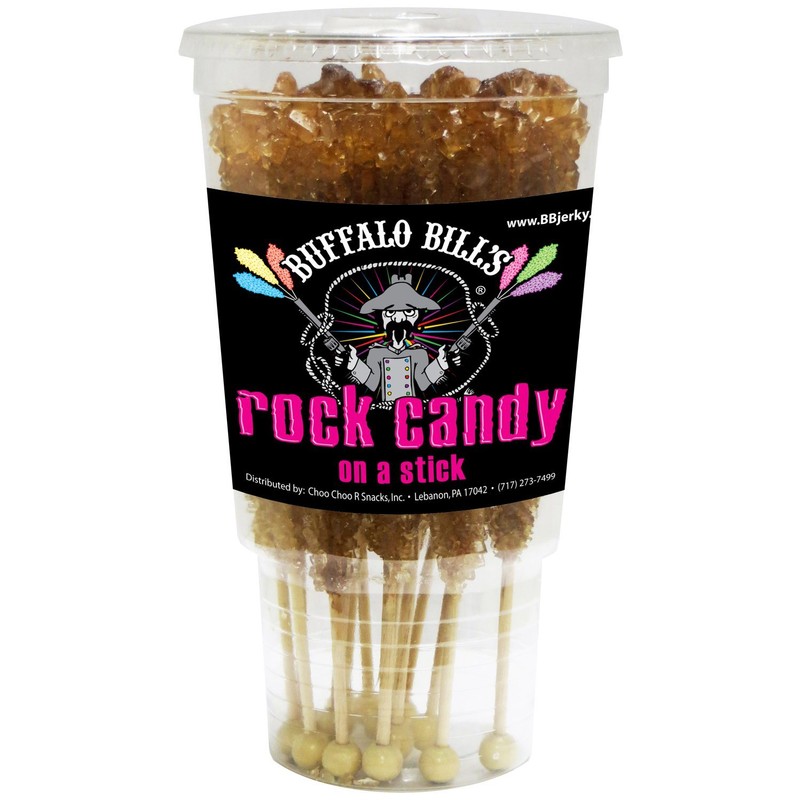 Buffalo Bills Root Beer (Brown) Rock Candy On A Stick