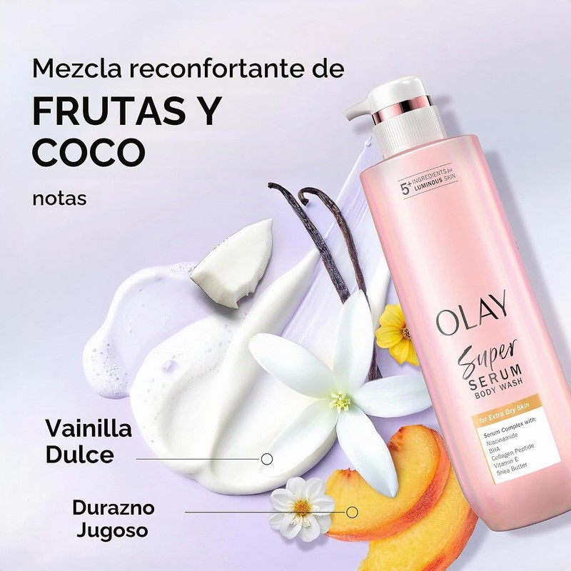 Olay Gel de Ba?o Super Serum para Piel Extra Seca