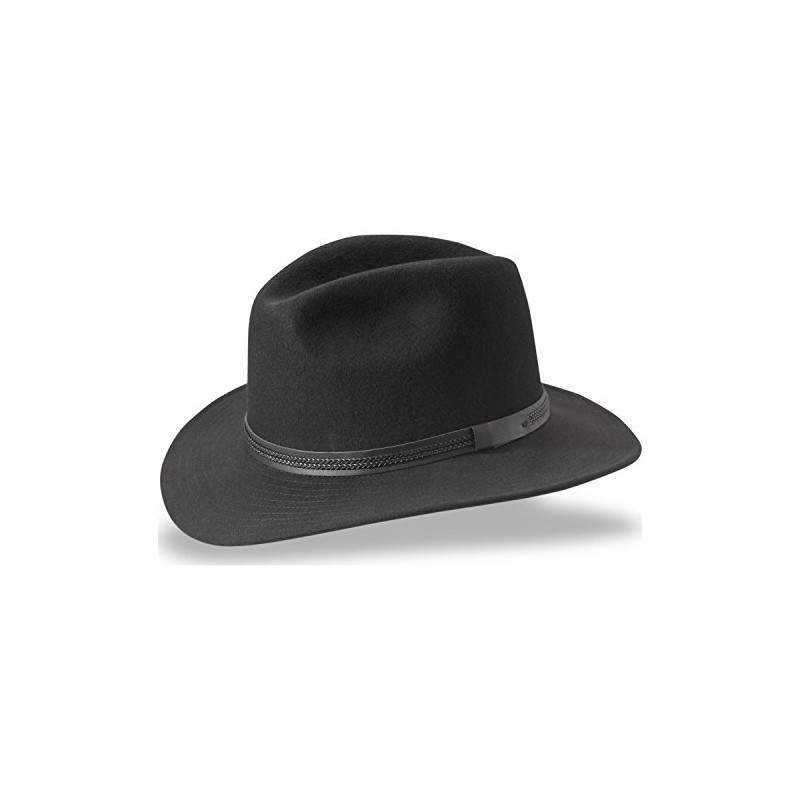 Tilley TWF1 Montana Wool Fedora Hat (Brown, 7 3/8)