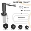 Kitchen Hack Under Sink Dish Soap Dispenser with 47" Tube
