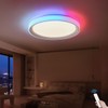 16-inch Round RGB LED Ceiling Light Fixture - 3200LM Flush