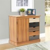 American Furniture Classics 41000 Cabinet, Interesting Yellow Oak