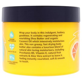 I LOVE Exotic Fruit Scented Body Butter - Hydrating Body Butter for Dry Skin - Vitamin E and Aloe Vera - Shea Butter and Coconut Oil - 330 ml         