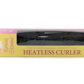 Satin Heatless Curler Set (multiple color options available) (Black)